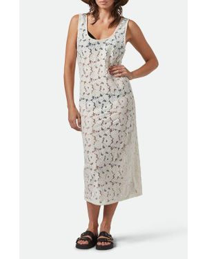 Brixton Cotton Blend Lace Cover-Up Dress - Multicolor