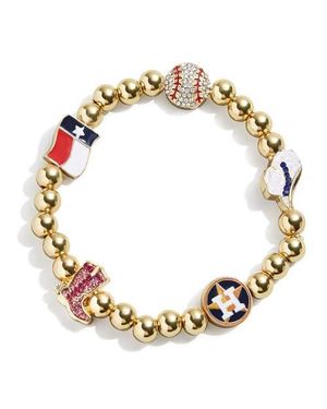 BaubleBar Houston Astros Localized Pisa Bracelet - Metallic