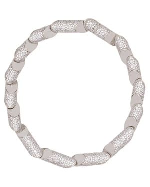 Lanvin Haute Séquence Rhinestone Necklace - Metallic