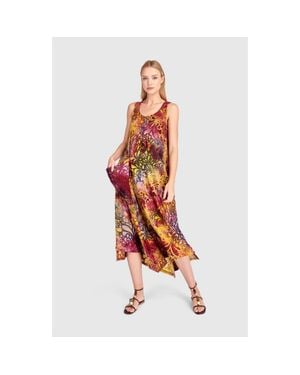 Alembika Cascade Tank Dress - Red