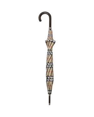 Burberry Check Walking Umbrella - Metallic