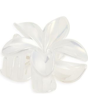 BP. Plumeria Claw Clip - White