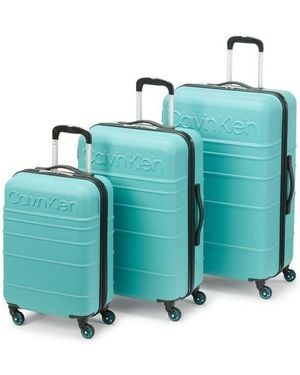 Calvin Klein Fillmore 3 Piece Luggage Set - Blue