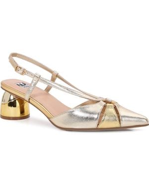 Ninety Union Sarah, Slingback Pump - Metallic