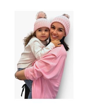Accouchée Mom N Me Beanie Set - Pink