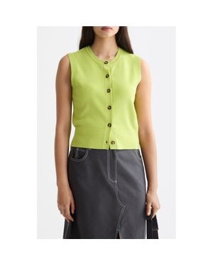 Scotch & Soda Spencer Sleeveless Sweater - Green