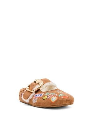 Steve Madden Kids' Jcloudye Faux Fur Lined Mary Jane - Brown