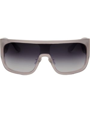 DEZI Blockdt 127Mm Oversize Shield Sunglasses - Blue