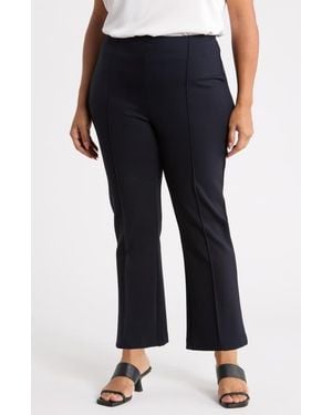 Lyssé Ntials E Stretch Ponte Ankle Pants - Blue