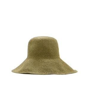 Mango Straw Bucket Hat - Green
