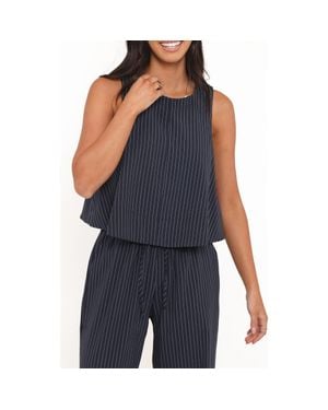 Petal & Pup Enda Striped Top - Blue