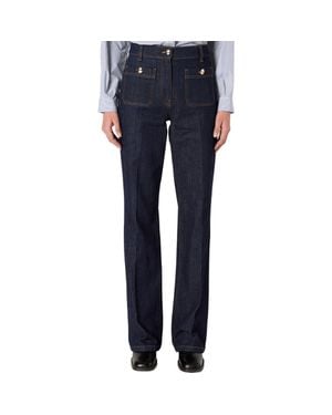 Gerard Darel Clema High-Waist Straight - Blue