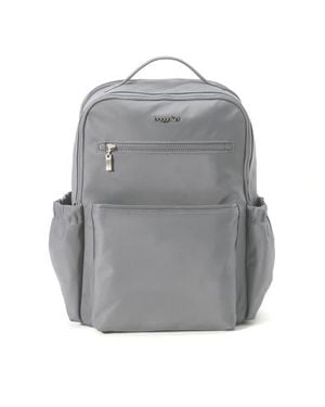 Baggallini Tribeca Expandable Laptop Backpack - Gray