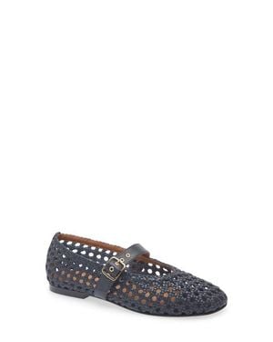 Madewell The Remy Woven Mary Jane Flat - Gray