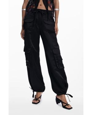 Desigual Cargo Pants - Black