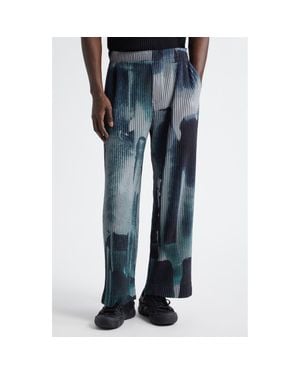 Homme Plissé Issey Miyake Wind Walk Pleated Top in Blue for