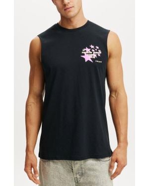 Cotton On Graphic Muscle - Black