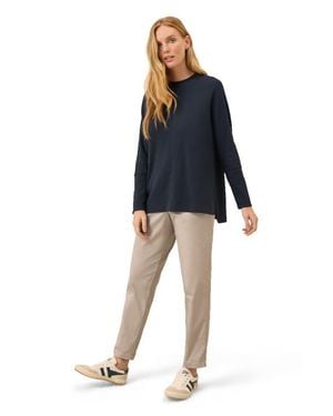 Pact Organic Cotton Airplane Long Sleeve Poncho - Blue