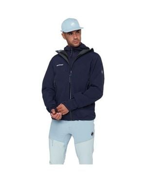 Mammut Crag Hs Hooded Jacket - Blue