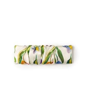 OLAH Tulip Silk Hair Barrette Clip - Green