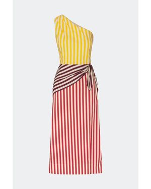 Simon Miller Belem Poplin Midi Dress - Pink