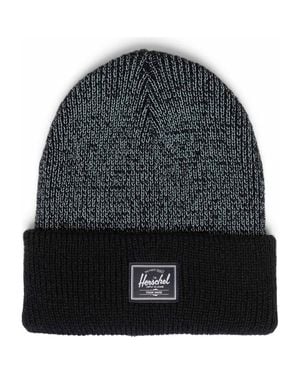 Herschel Supply Co. Elmer Reflective Rib Beanie - Black