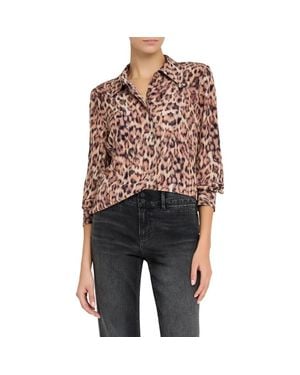 Kobi Halperin Charlize Print Shirt - Black