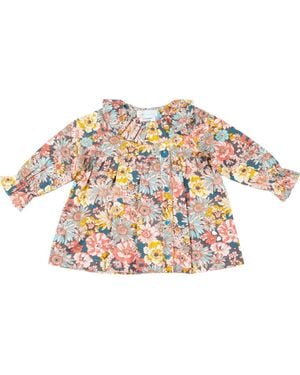 Cuclie Fall Floral Blouse - Multicolor