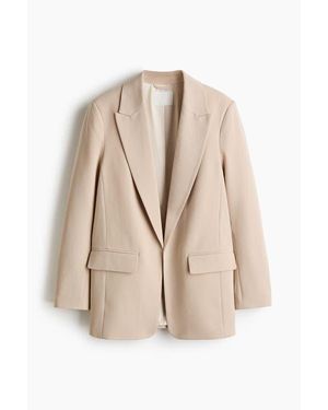 H&M Throw-On Blazer - Natural