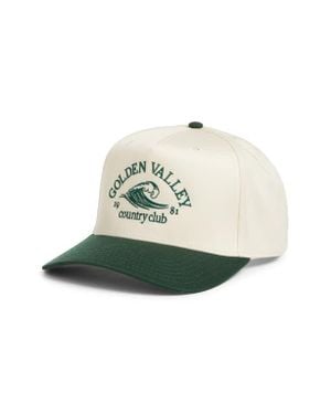 Friday Feelin Golden Valley Country Club Adjustable Snapback Hat - Green
