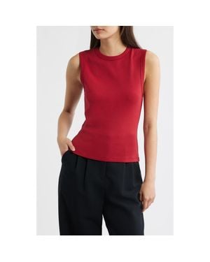 ARTLESS FOREVER Campbell Sleeveless Tank - Red