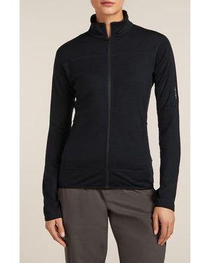 Icebreaker 300 Descender Full Zip Jacket - Black