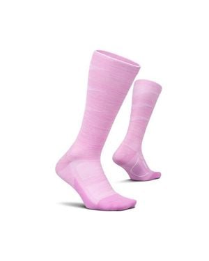 Feetures Graduated Compression Light Cushion Knee High Compression Socks - Pink