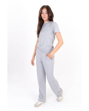 On/Off Essentials The Solace Wide Leg Sweatpant - White
