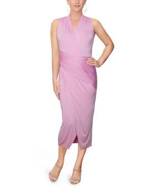Rachel Roy Kate Ruffle Sleeve V-Neck Jumpsuit - Purple