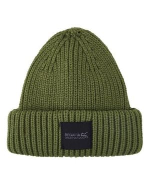 Regatta Childrens/Kids Connora Fisherman Logo Beanie - Green