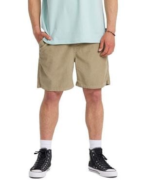 Quiksilver Taxer Corduroy Shorts - Green