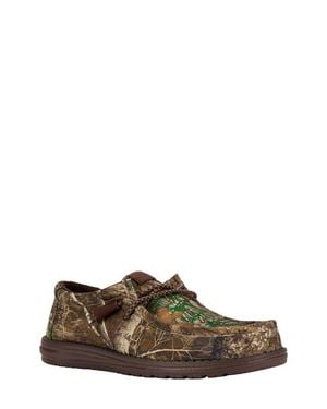 HEYDUDE X Realtree Wally Edge Slip-On - Brown