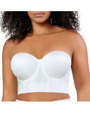 Parfait Elissa Full Busted Strapless Bustier - White