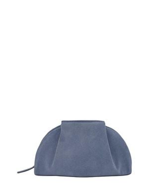 Vince Ava Suede Clutch - Blue
