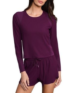 Rhone Lightspeed Performance Long Sleeve T-Shirt - Purple