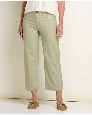 Toad & Co. Earthworks Wide Leg Pant - Natural