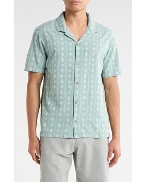 Roark Gonzo Organic Cotton Camp Shirt - Green