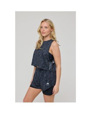 OOSC Infinite Cropped Tank Top - Blue
