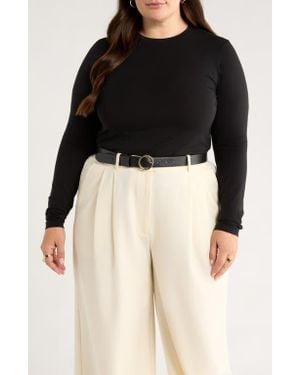 Nordstrom Long Sleeve T-Shirt - Black