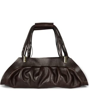 Jeffrey Campbell Mothership Leather Handbag - Black