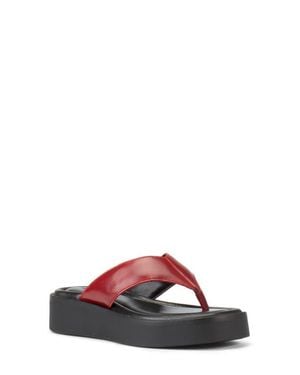 Vagabond Shoemakers Danya Wedge Flip Flop - Red