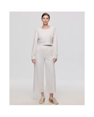JUANA Hemp Essentials Fleece Sweatpants - White