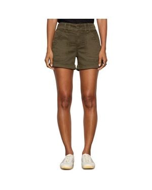 Sanctuary Wander On Denim Shorts - Green