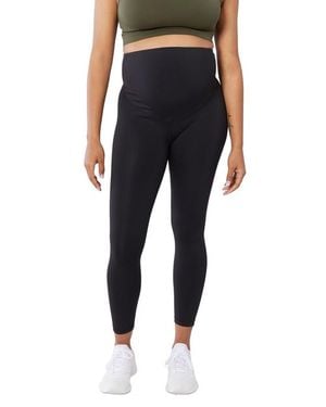 Ingrid & Isabel The All-Stage Performance Support ⅞ Maternity Legging - Blue